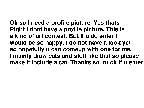 Profile pic contetest