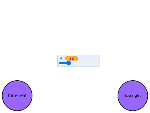 fake variable slider
