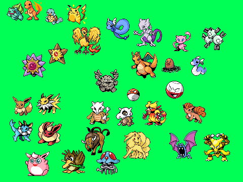 Recoloring Gen 1 Sprites