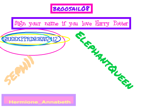 Sign if you love Harry Potter remix remix remix remix