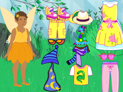 Dress up a fairy