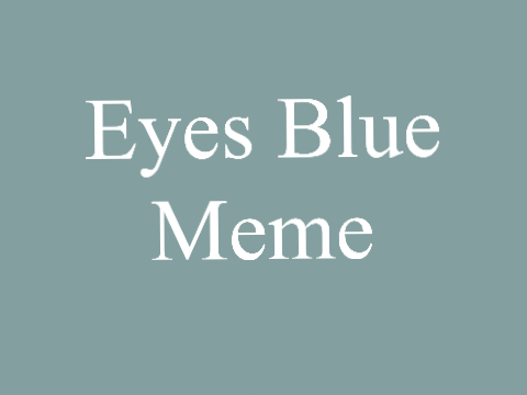[ eyes blue ] [Meme Animation]