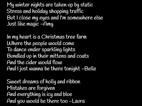 Christmas Tree Farm (Amy, Laura & Belle)