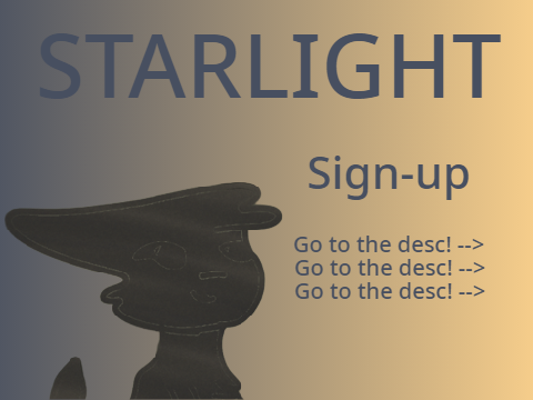 ⋆☆ Starlight || Cameo Sign-up ☆⋆