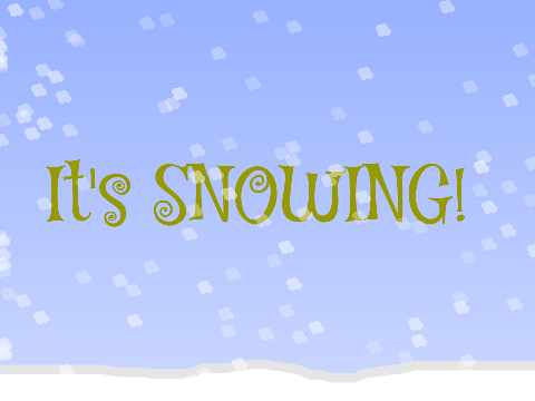 Let it Snow! (Snow Sprite Test)