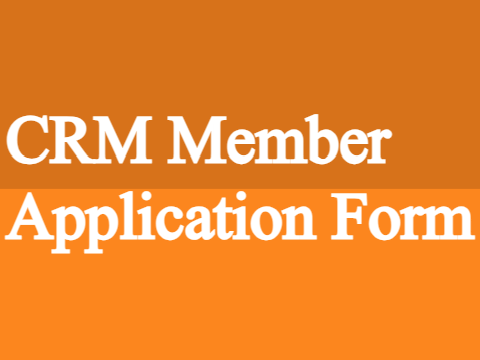 CRM Member Application 