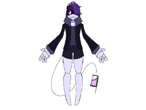 My Murder Drones OC (Ophelia/OPH3L1A)