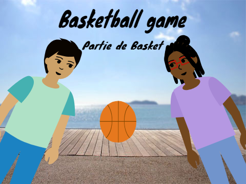 basketball game - Partie de basket