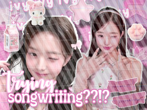 ˚₊· ͟͟͞͞➳❥ trying songwriting?