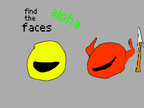 find the faces : alpha