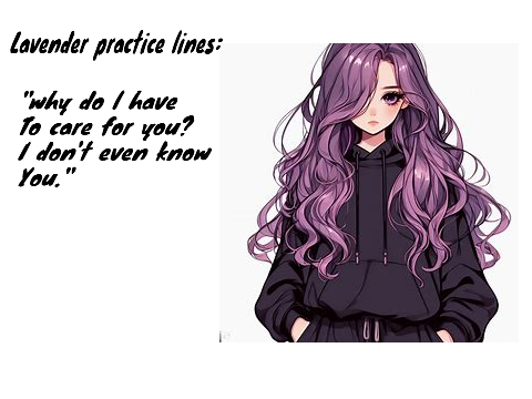Voice auditions for lavender