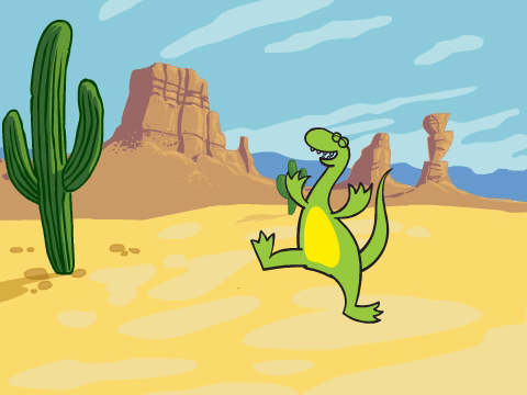 Dancing Dinosaur!!