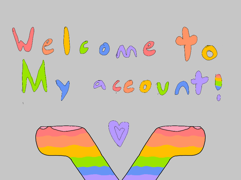 Welcome to my account! || Welcome page + about me