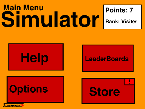 Main Menu Simulator