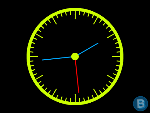 100% Pen Clock