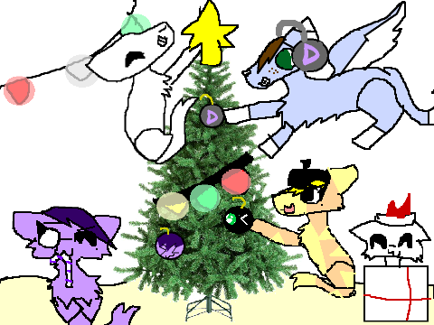 ..::Add Your O.C Decorating The Christmas Tree!::.. remix