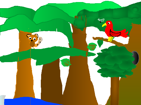 forest backdrop
