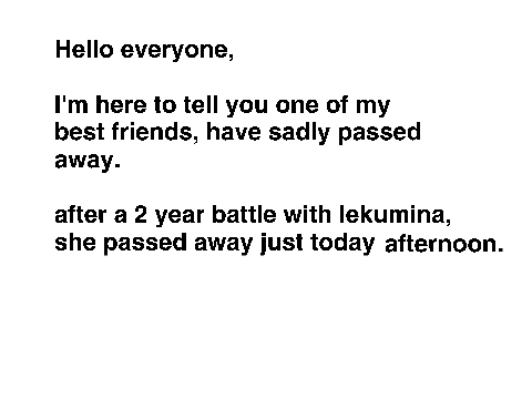 Some News..