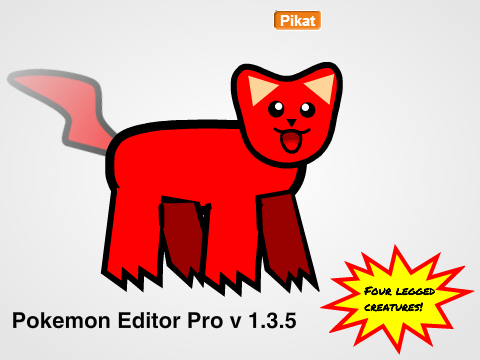 Pokemon Editor Pro v 1.3.5: 4 Legged Pokemon
