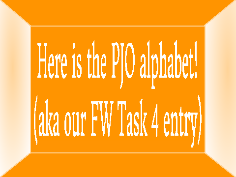 PJO ABCs (FW Task 4~ PJO Republic)