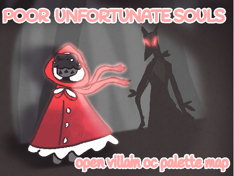 Poor Unfortunate Souls | Open Villain OC Palette MAP