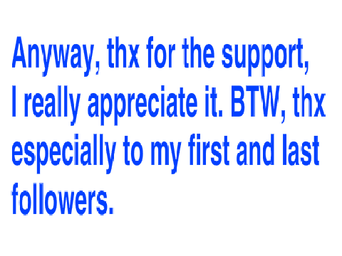 Thx for 100 followers!!!