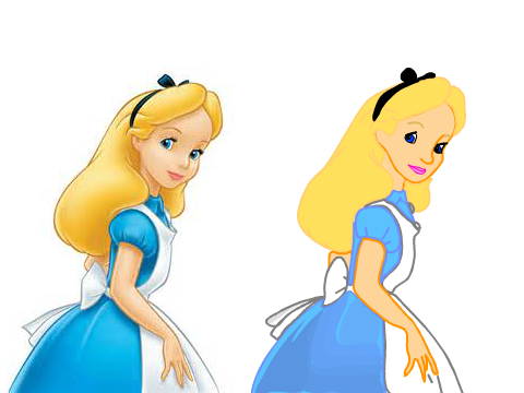 My Drawing of Alice in Wonderland