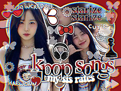 (ㅅ´ ˘ `)⠀⠀⠀my siblings rate kpop songs !