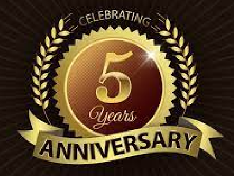 5th year anniversary! 