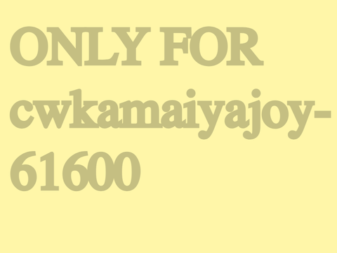 Contest Prizes For @cwkamaiyajoy61600