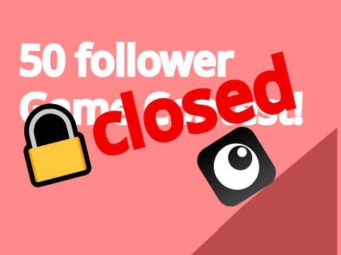 [Closed] 50 followers christmas game contest!!!