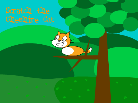 Scratch the Cheshire cat
