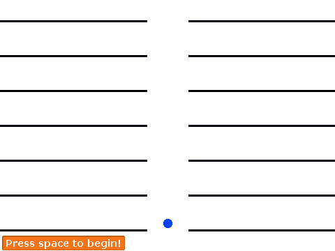 fall down: 1 sprite 1 script, WITH AI