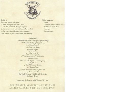 harry potter stuff