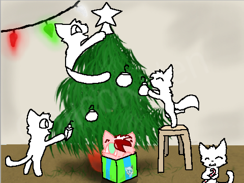 Add Your OC Decorating A Tree! remix
