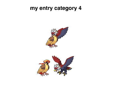 my entry category 4