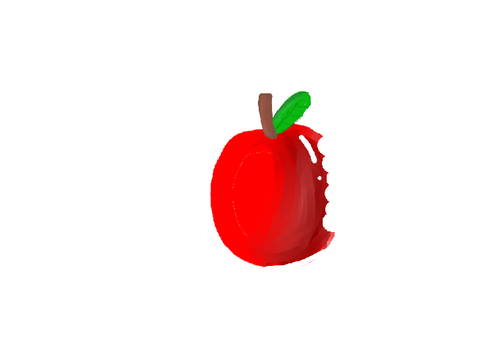 Well balanced apple well given apple