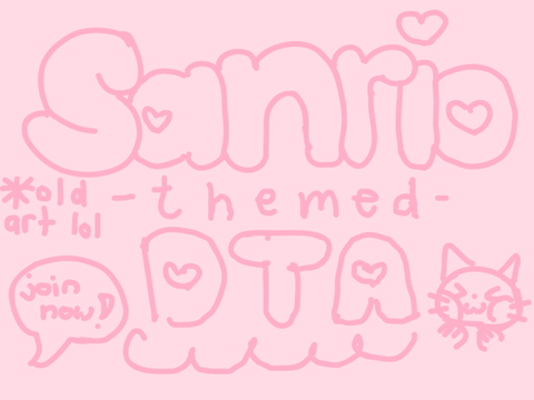 CLOSED collab dta - sanrio characters