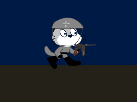 Military cat for your games