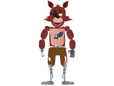 Foxy modelo película (sin jumpscare)