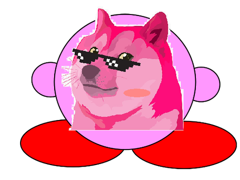 make kirby a face remix
