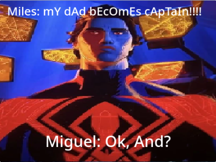 Miguel is a savage
