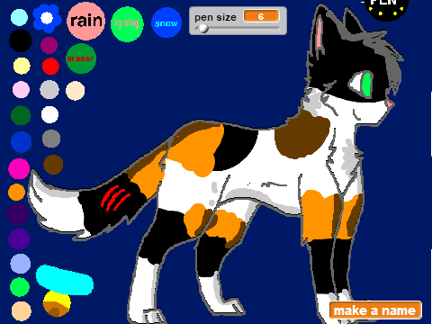 Create a (warrior) cat√   V.2.8.7