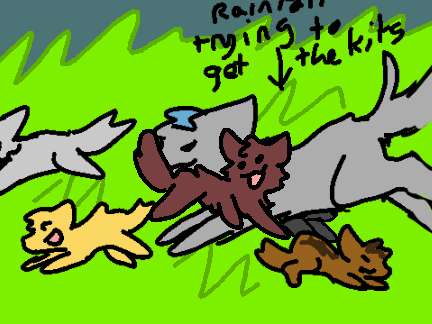 (MADE OVER A YEAR AGO) Dang it these children are fast! (It glides!)