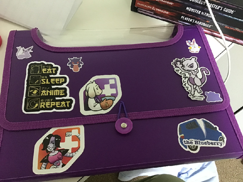 well, here are some of my obsessions displayed on a file holder