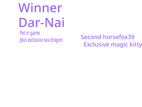 Contest winners 