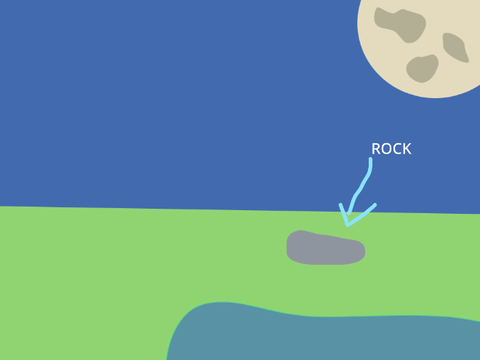 trip and fall on a rock simulator