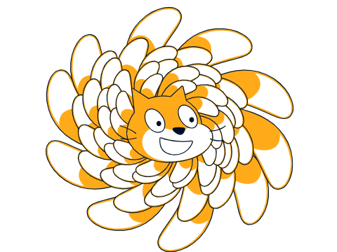 Scratch Cat Flower
