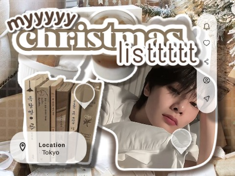 ❝ myyyy christmas listttt ❞