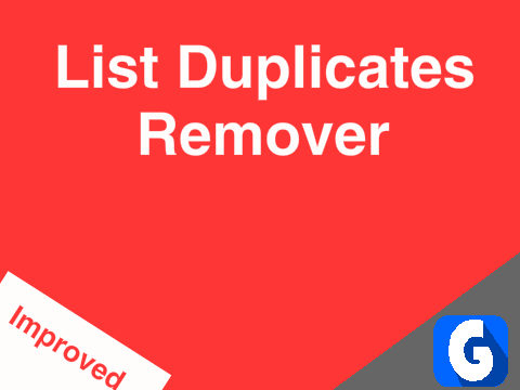 List Duplicates Remover 
